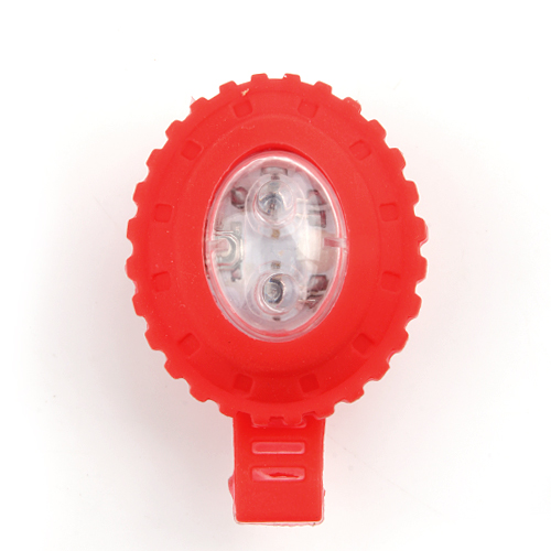 2-LED 3-Mode Bicycle Lights Red Light Color Randomly - Click Image to Close